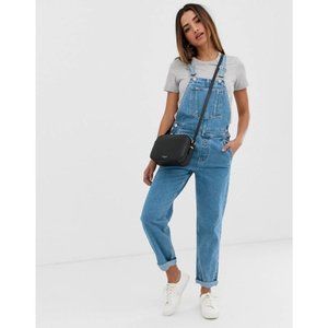 ASOS Blue Light Wash Straight Leg denim Overalls